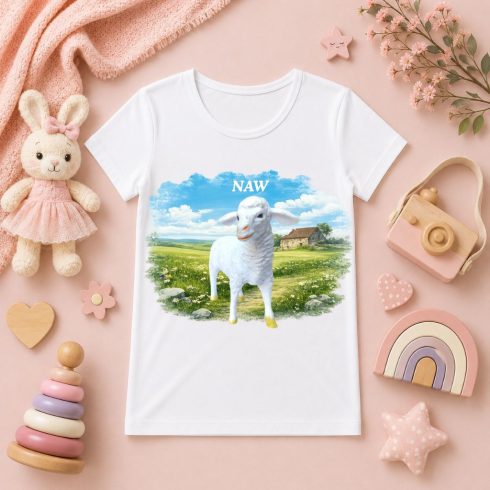 Bárány mintás gyerek póló - Noel's Animal World