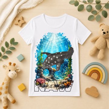 Cápa mintás gyerek póló - Noel's Animal World