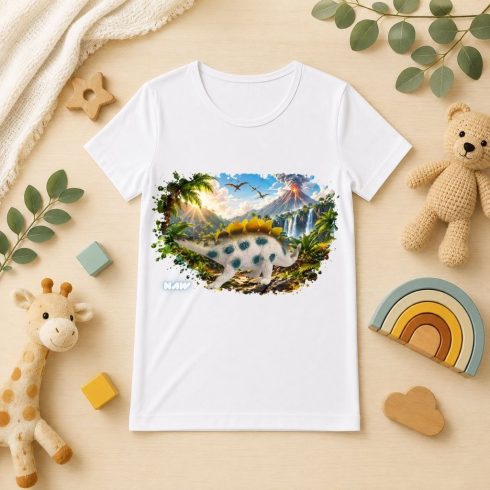Dinoszaurusz mintás gyerek póló - Noel's Animal World