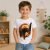Elefánt mintás gyerek póló fiú modellen - Noel's Animal World
