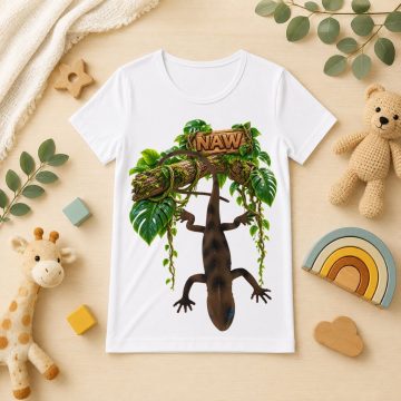 Gyík mintás gyerek póló - Noel's Animal World