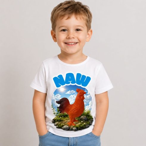 Kakas mintás gyerek póló fiú modellen - Noel's Animal World
