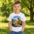 Kecske mintás gyerek póló fiú modellen - Noel's Animal World