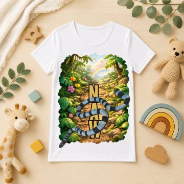 Kígyó mintás gyerek póló - Noel's Animal World