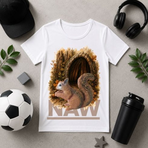 Mókus mintás gyerek póló - Noel's Animal World