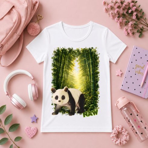 Panda mintás gyerek póló - Noel's Animal World